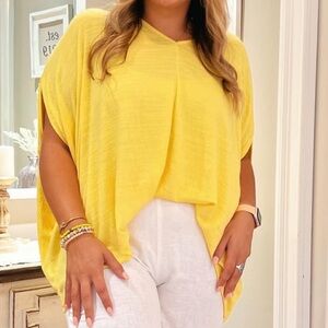 Laurie Felt Sunny Yellow Women's Tunic
